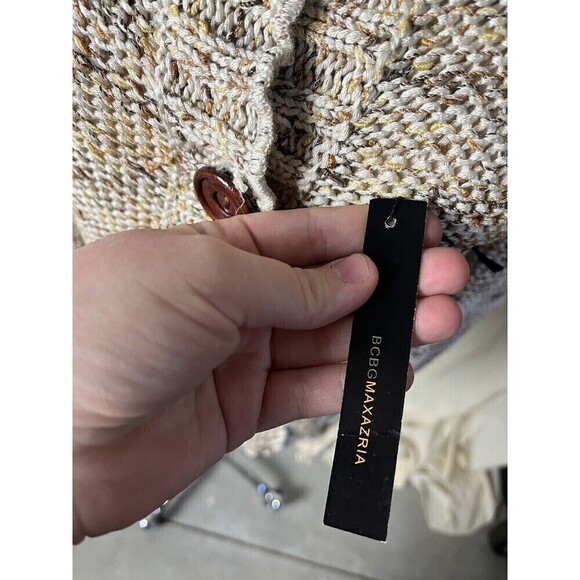 BCBGMaxAzria Knit Sweater Size Large Women’s Long Sleeve Cardigan NEW With Tag - Picture 6 of 6